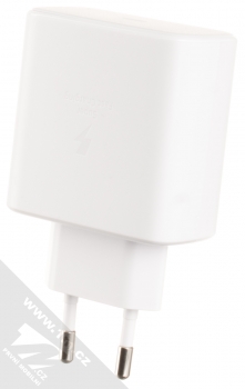 Samsung EP-TA845XW Super Fast Charging 2.0 Travel Adapter originální nabíječka s USB Type-C výstupem a USB Type-C kabel bílá (white) nabíječka