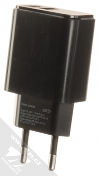 Setty UUCWC1 nabíječka do sítě s výstupy USB a USB Type-C 3A černá (black)