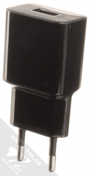 Setty Wall USB Charger nabíječka s USB výstupem a USB kabel s USB Type-C konektorem černá (black) nabíječka