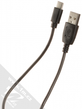 Setty Wall USB Charger nabíječka s USB výstupem a USB kabel s USB Type-C konektorem černá (black) USB kabel konektory