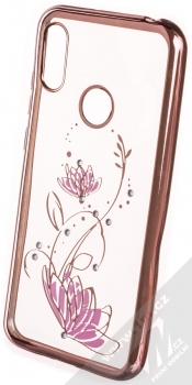 Sligo Lotus pokovený ochranný kryt pro Huawei Y6 Prime (2019) růžově zlatá (rose gold)