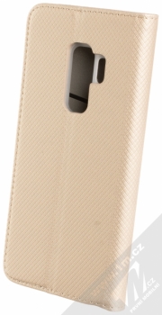 Sligo Smart Magnet flipové pouzdro pro Samsung Galaxy S9 Plus zlatá (gold) zezadu