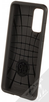 Spigen Hybrid NX odolný ochranný kryt pro Samsung Galaxy S20 černá šedá (matte black gunmetal) černá varianta zepředu
