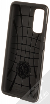 Spigen Hybrid NX odolný ochranný kryt pro Samsung Galaxy S20 černá šedá (matte black gunmetal) šedá varianta zepředu