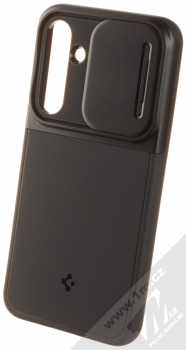 Spigen Optik Armor odolný ochranný kryt pro Samsung Galaxy S23 FE černá (black) otevřené