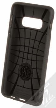 Spigen Rugged Armor odolný ochranný kryt pro Samsung Galaxy S10e černá (matte black) zepředu