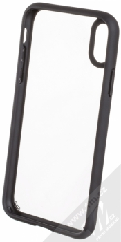 Spigen Ultra Hybrid odolný ochranný kryt pro Apple iPhone X černá (matte black) zepředu