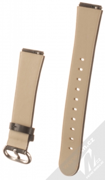 Tactical Leather Single Color Strap kožený pásek na zápěstí s univerzální osičkou 18mm černá (black) zezadu