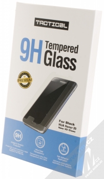 Tactical Tempered Glass 3D ochranné tvrzené sklo na kompletní zahnutý displej pro Honor 20, Huawei nova 5T černá (black) krabička
