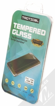 Tactical Tempered Glass 3D ochranné tvrzené sklo na kompletní zahnutý displej pro Samsung Galaxy S8 zlatá (gold) krabička