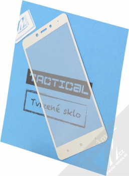 Tactical Tempered Glass ochranné tvrzené sklo na kompletní displej pro Xiaomi Redmi Note 4 stříbrná (silver)