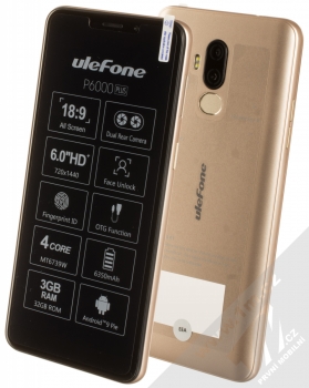 Ulefone P6000 Plus zlatá (gold)