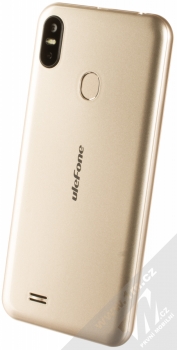 Ulefone S10 Pro zlatá (gold) šikmo zezadu