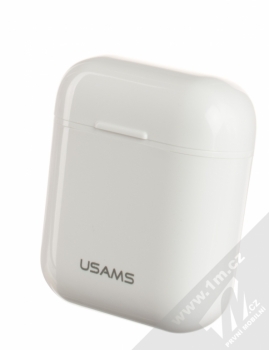 USAMS LC Wireless Bluetooth Headphones headset stereo sluchátka bílá (white) pouzdro 1