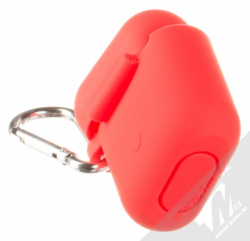 USAMS Silicone Protective Case silikonové pouzdro pro sluchátka Apple AirPods červená (red) zezdola