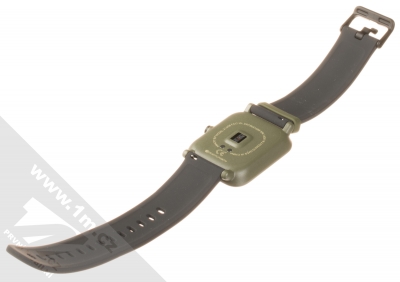 Xiaomi Amazfit Bip chytré hodinky zelená (kokoda green) rozepnuté zezadu