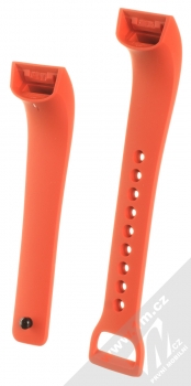 Xiaomi Mi Smart Band Strap originální silikonový pásek na zápěstí pro Xiaomi Mi Band 4C oranžová (orange) zezadu