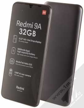 Xiaomi Redmi 9A 2GB/32GB tmavě šedá (granite gray)