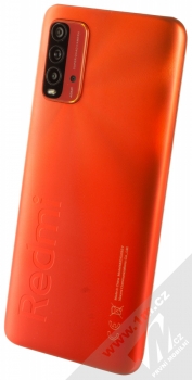 Xiaomi Redmi 9T 4GB/64GB oranžová (sunrise orange) šikmo zezadu