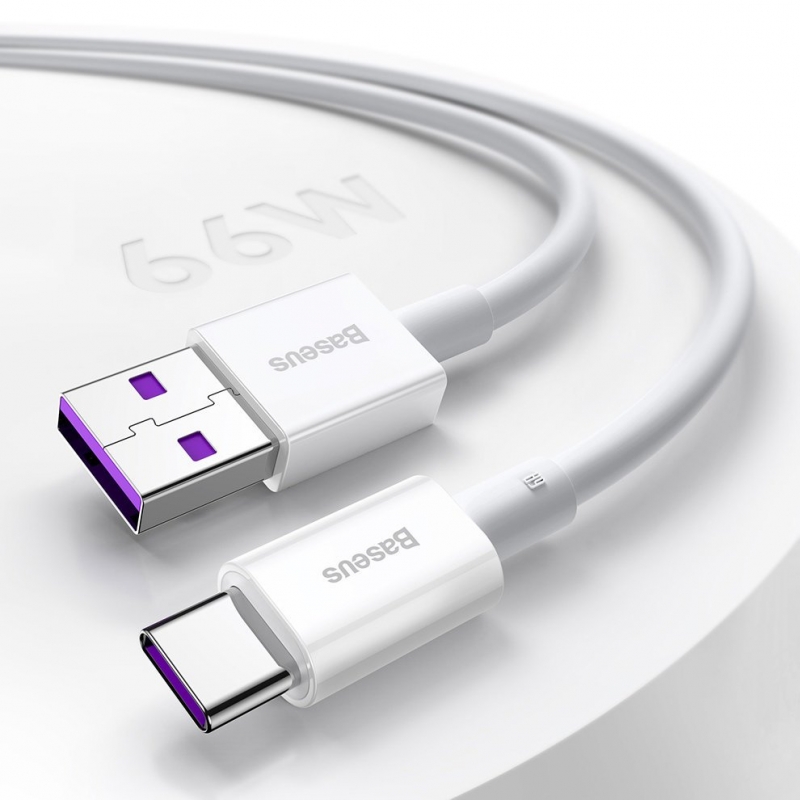 Baseus Superior Cable 66W USB kabel s USB Type-C konektorem