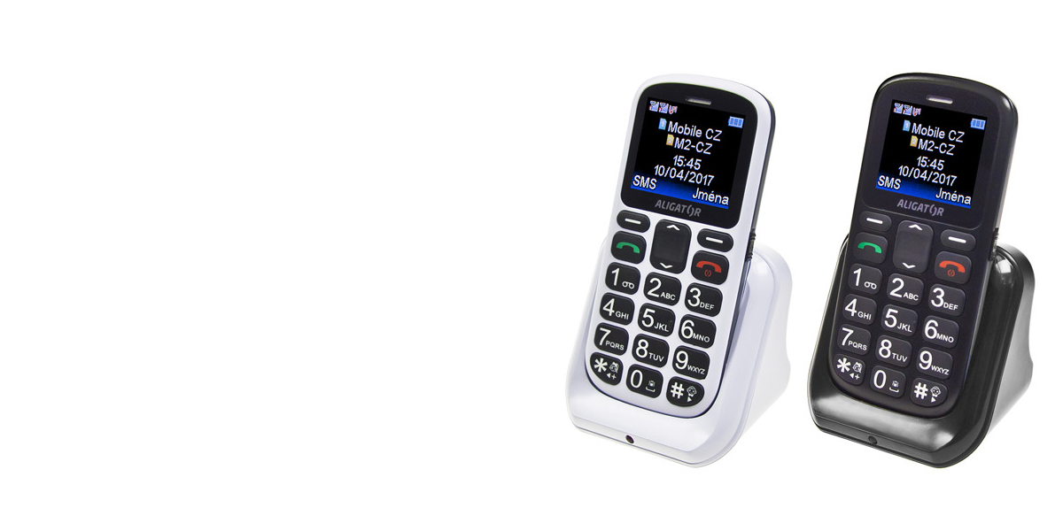 Aligator A321 Senior mobilní telefon, mobil pro seniory