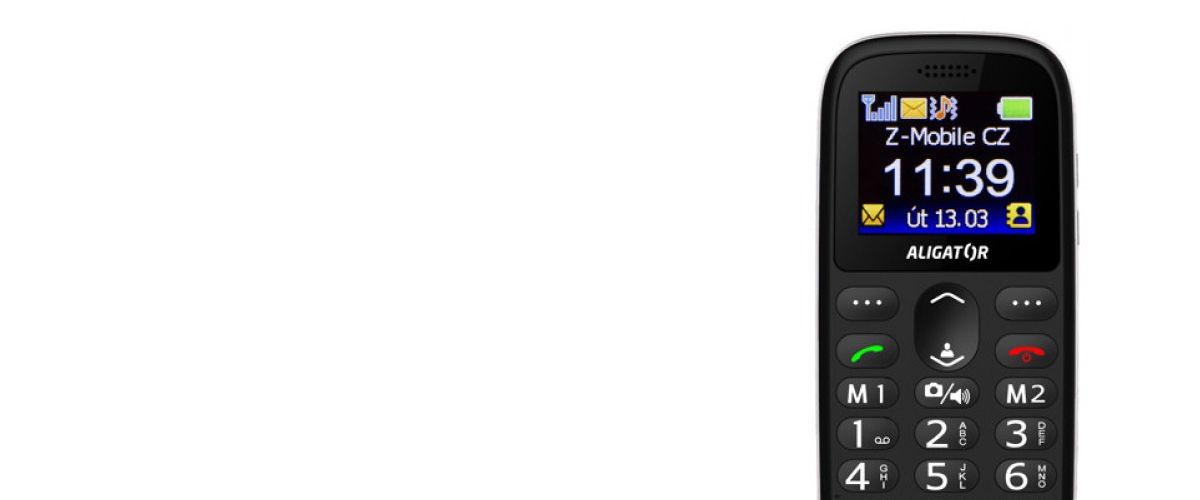 Aligator A510 Senior mobilní telefon, mobil pro seniory