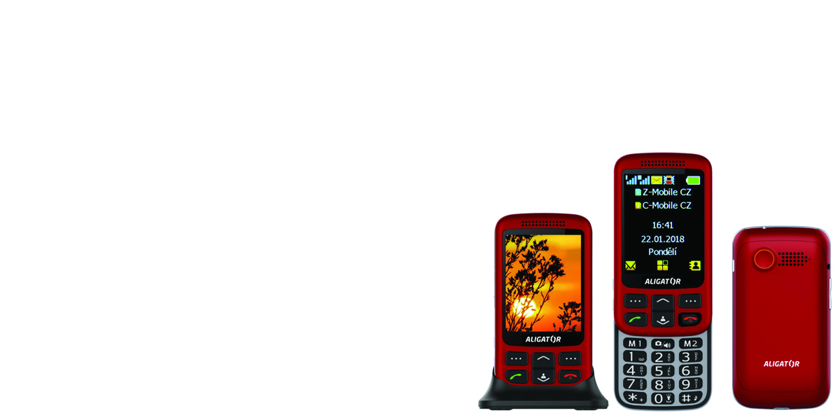 Aligator VS900 Senior mobilní telefon, mobil pro seniory