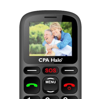 CPA Halo 16 mobilní telefon, mobil pro seniory