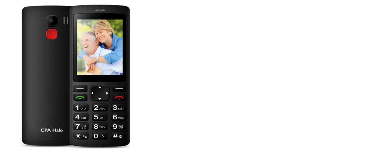 CPA Halo Plus mobilní telefon, mobil pro seniory