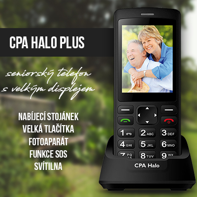 CPA Halo Plus mobilní telefon, mobil pro seniory