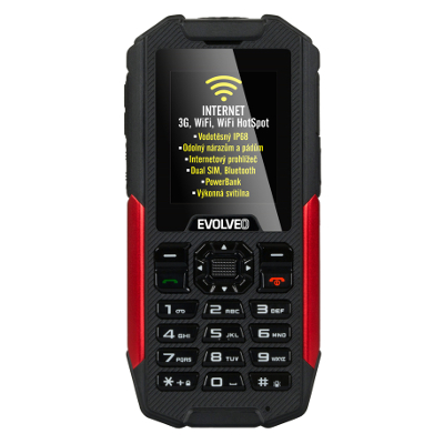 Evolveo Strongphone X3 odolný mobilní telefon, mobil, outdoor