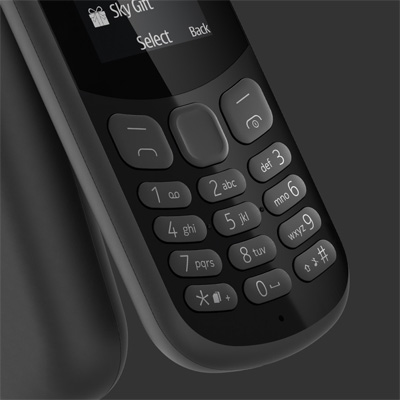 Nokia 130 Dual SIM 2017 mobilní telefon, mobil