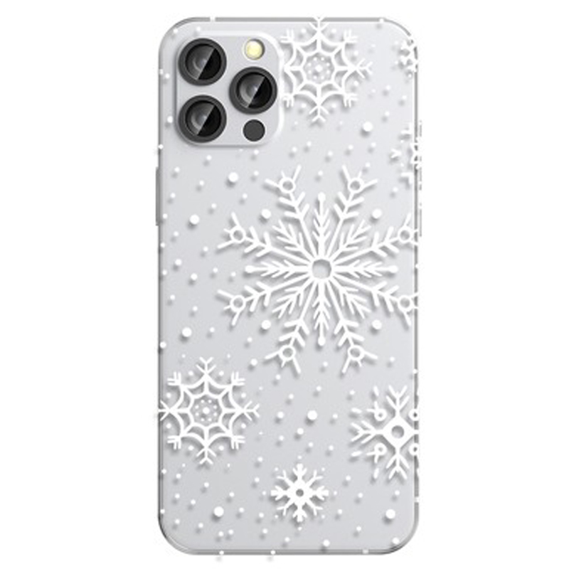 1Mcz Trendy Sněhová vánice TPU ochranný kryt pro Apple iPhone 13 mini