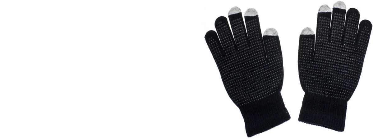 Aligator Touch Gloves Glitter pletené rukavice s motivem pro kapacitní dotykový displej