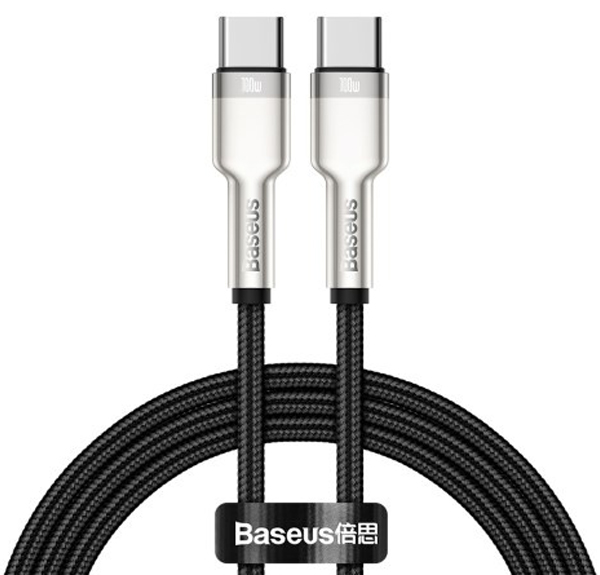 Baseus Cafule Metal Cable 100W opletený USB Type-C kabel délky 2 metry (CATJK-D02)