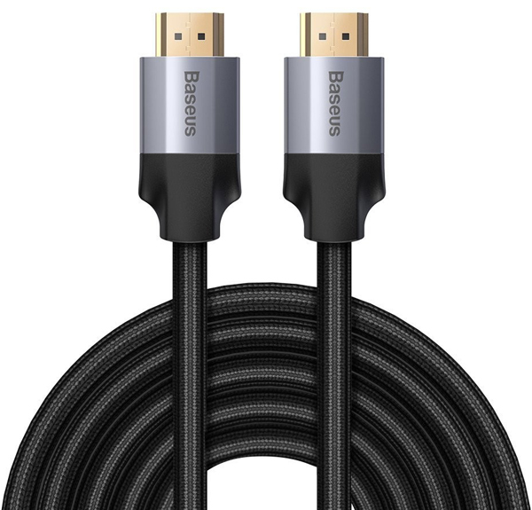 Baseus Visual Enjoyment 4K-HDMI Cable opletený HDMI kabel délky 50cm (WKSX000013)