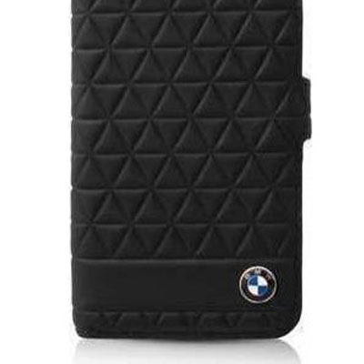 BMW Hexagon flipové pouzdro pro Apple iPhone X, iPhone XS (BMFLBKPXHEXBK)
