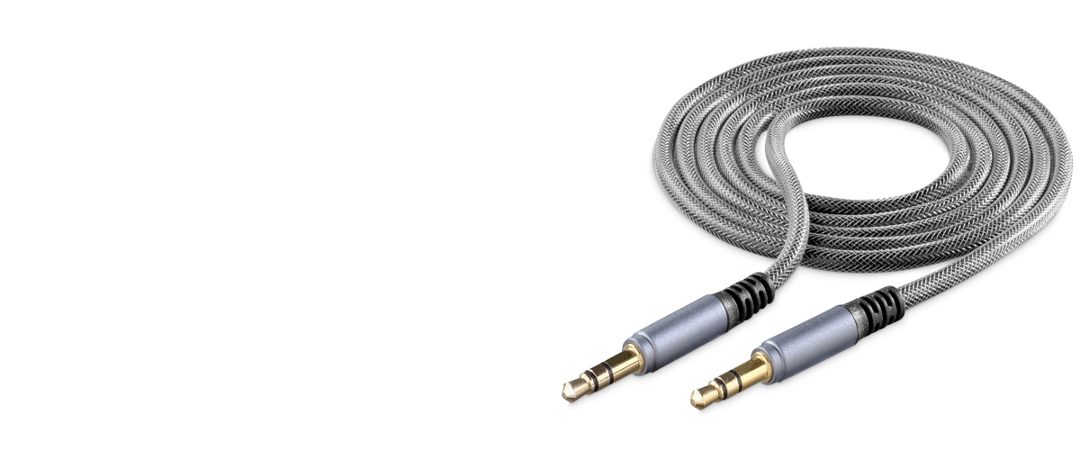 CellularLine Aux Audio Strong audio kabel s jack 3,5mm konektory