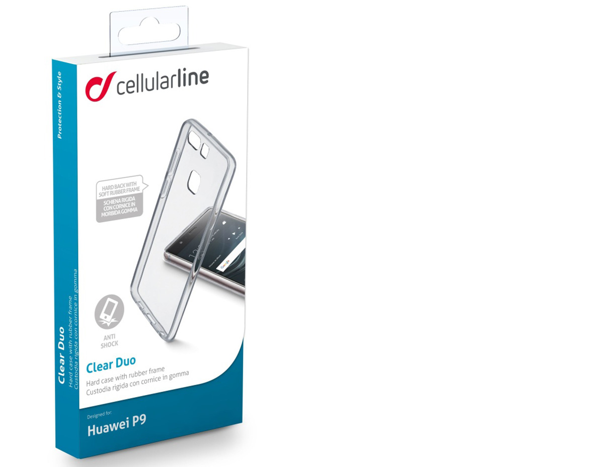 CellularLine Clear Duo ochranný kryt pro Huawei P9