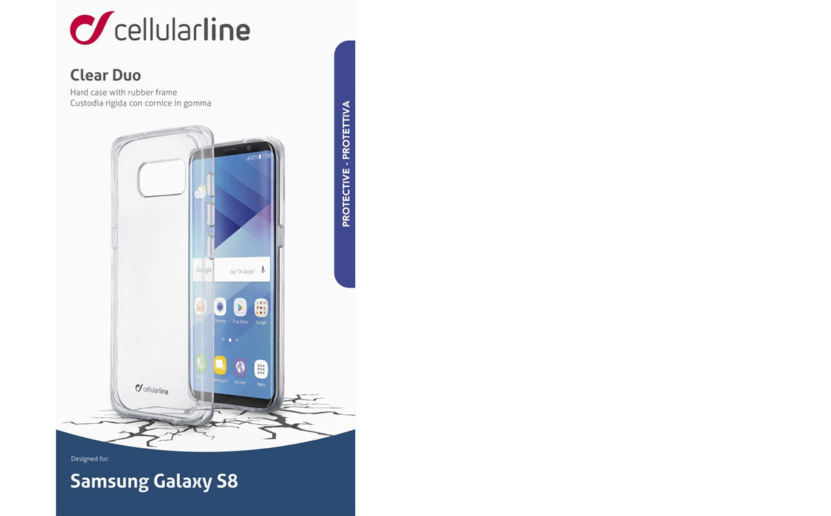 CellularLine Clear Duo ochranný kryt pro Samsung Galaxy S8