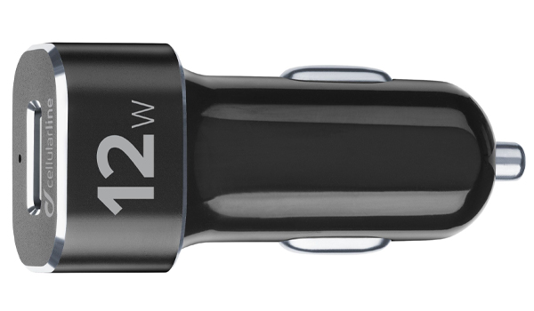 CellularLine Extreme Car Charger Kit 15W nabíječka do auta s USB výstupem a odolný USB kabel s USB Type-C konektorem