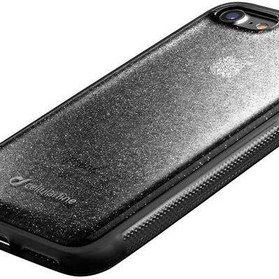 CellularLine Selfie Case třpytivý ochranný kryt s přísavnou plochou pro Apple iPhone 5, 5S, SE