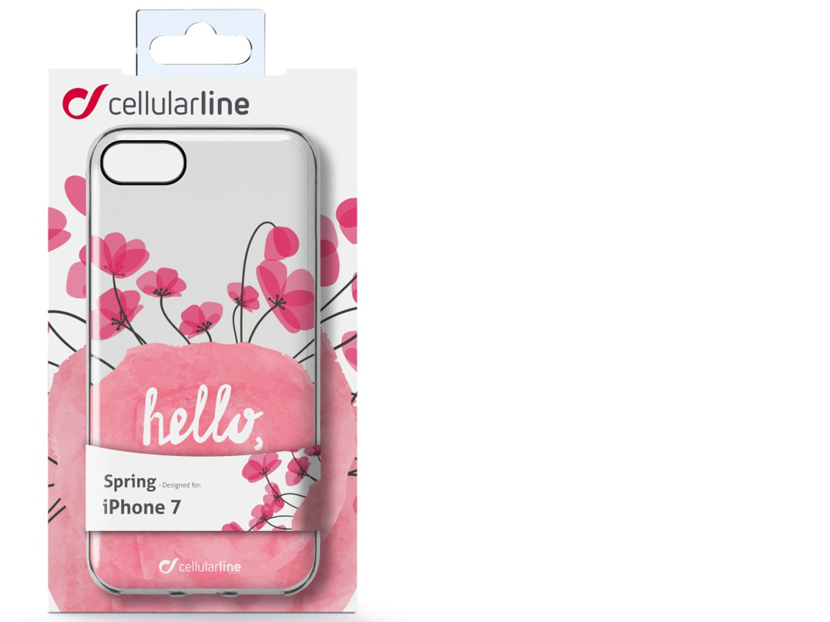 CellularLine Style Bloom ochranný kryt s motivem květin pro Apple iPhone 7
