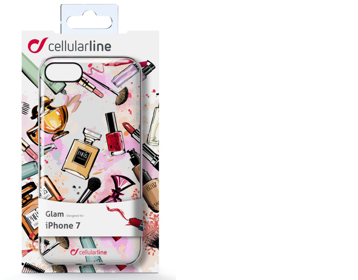 CellularLine Style Glam ochranný kryt s módním motivem pro Apple iPhone 7