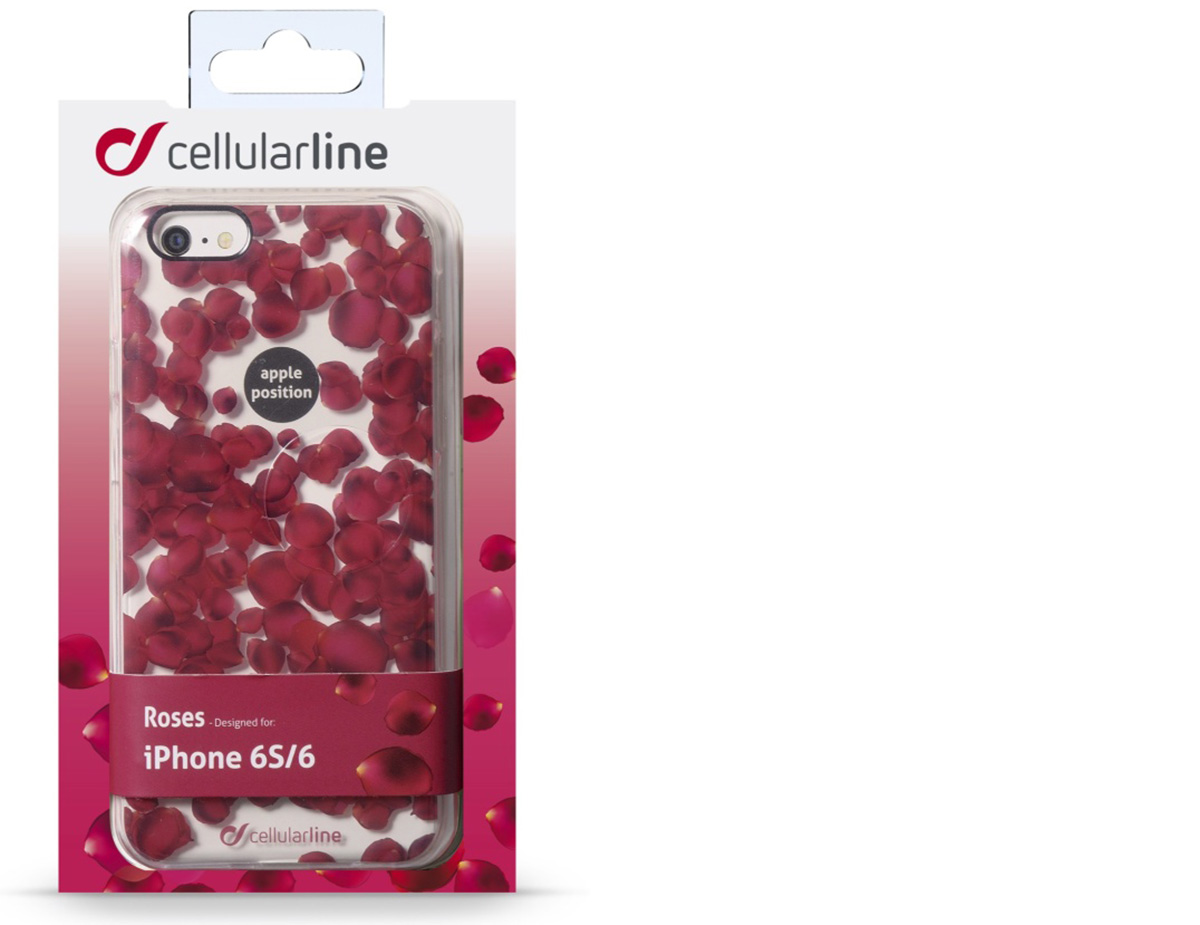 CellularLine Style Roses ochranný kryt s motivem růží pro Apple iPhone 6, iPhone 6S