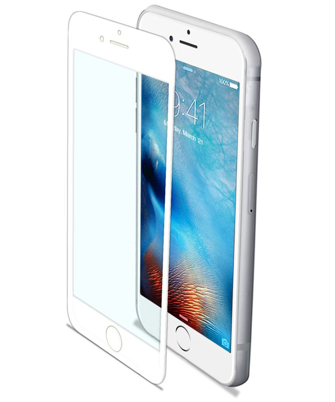 Celly Glass barevné ochranné tvrzené sklo až k okrajům pro Apple iPhone 7 Plus
