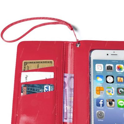 Celly Splash Wallet voděodolné pouzdro pro mobilní telefon, mobil, smartphone do 5,7