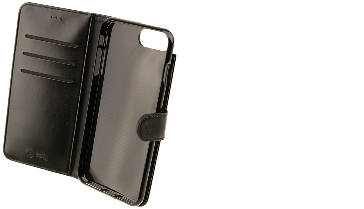 Celly Wally Black Edition flipové pouzdro pro Apple iPhone 7 Plus
