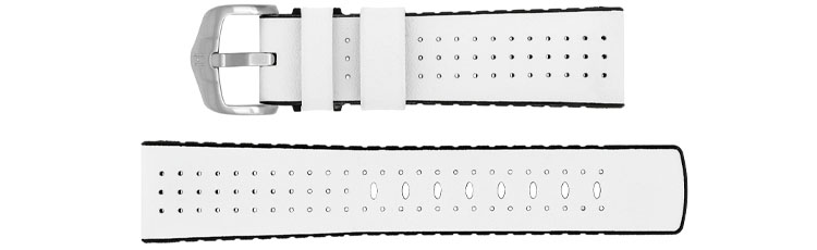 Dahase Perforated Grain Leather Strap kožený pásek na zápěstí pro Apple Watch 38mm, Watch 40mm