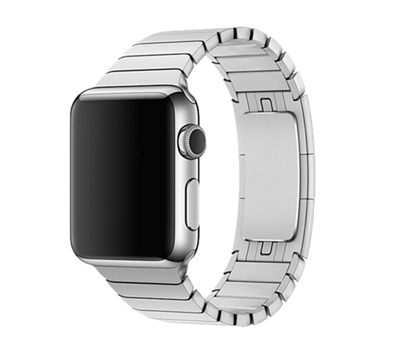 Devia Elegant Link Bracelet pásek z leštěného kovu na zápěstí pro Apple Watch 38mm, Watch 40mm, Watch 41mm